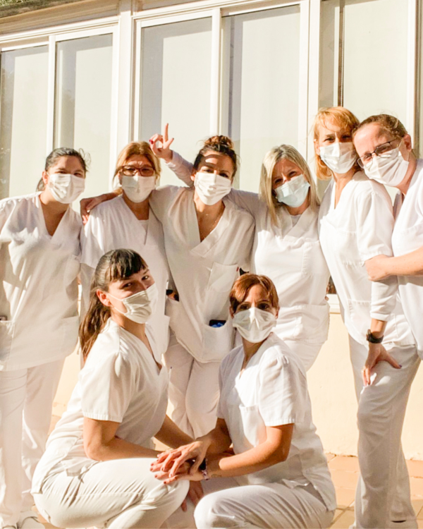 alumnos del curso de Auxiliar de Enfermería de Formación Activa